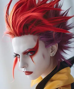 Hisoka wig cosplay