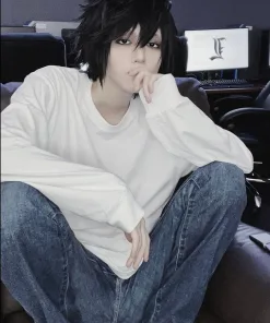 L cosplay death note