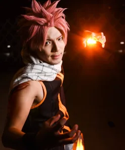 Natsu Dragneel Wig cosplay Fairy Tail