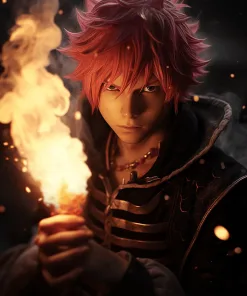 Natsu Dragneel wig cosplay FT