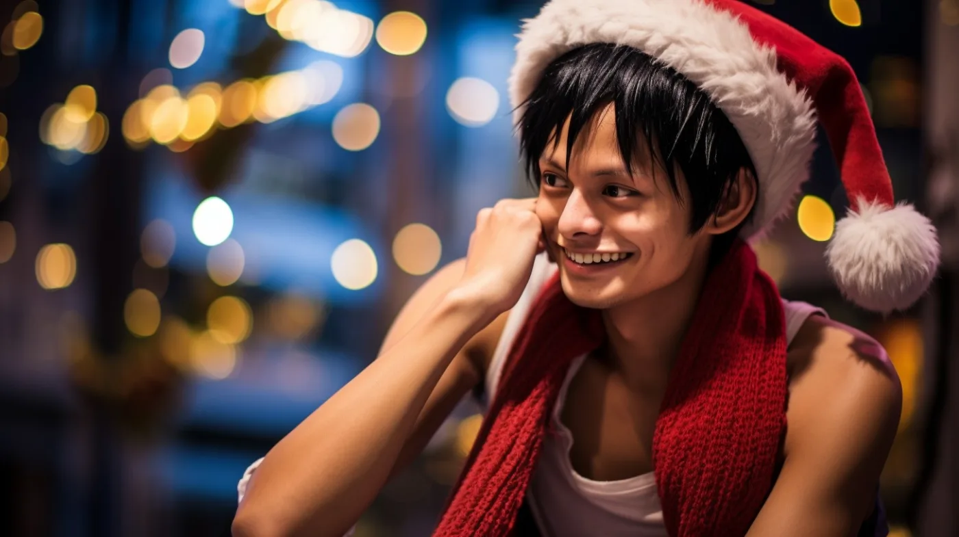 Santa Claus Luffy One Piece christmas