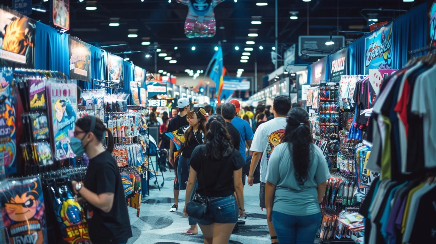 Merchandise at Anime El Paso 2024