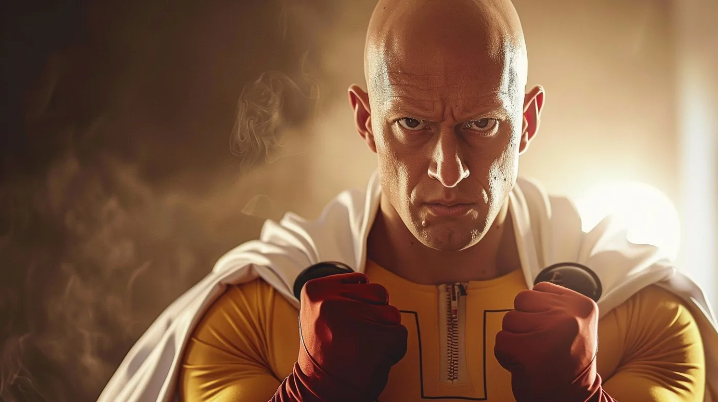 Saitama cosplay One Punch Man