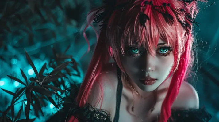 cosplay photography forest