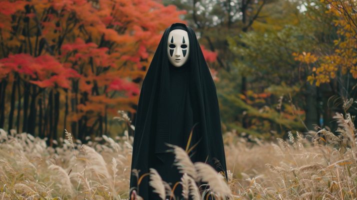No Face from Spirited Away: The Ultimate Low-Budget Cosplay